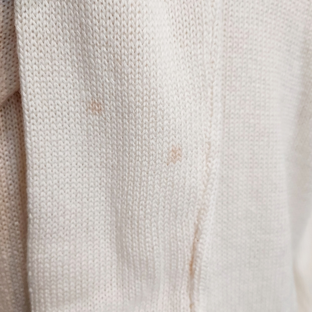 Marled Cream Sweater with "LOVE" lettering in American Flag Colors Size … - Picture 12 of 12